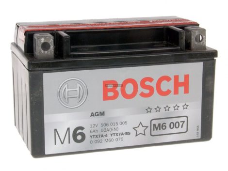 YTX7A-4 / YTX7A-BS Bosch  AGM motor akkumulátor bal+