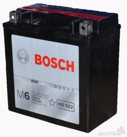YTX16-BS Bosch AGM motor akkumulátor 