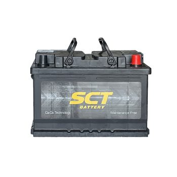SCT 107500 akkumulátor, 12V 75Ah 640A jobb+