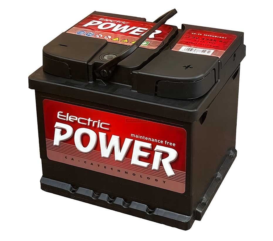 Electric Power 12V 45Ah jobb+ 360A akkumulátor