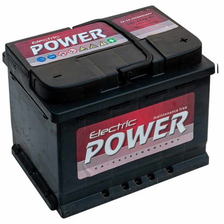 Electric Power 12V 60Ah 500A jobb+  (magas)