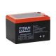 Titan Energy Cyclic AKKUMULÁTOR 12V 14Ah 6-DZM-14 - F2 zselés csúszósarus