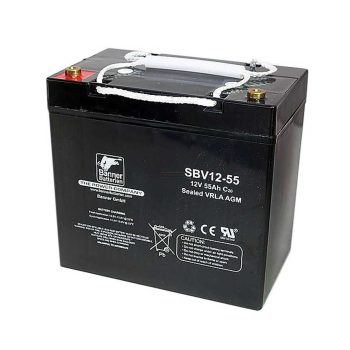   Banner Stand by Bull Bloc Vlies SBV 12-55 042250551205 VLRA AGM akkumulátor, 12V 55Ah