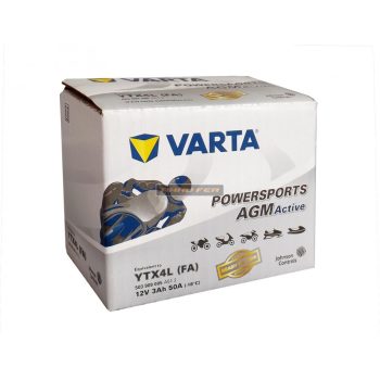 YTX4L-BS Varta Factory-Activated AGM motor akkumulátor 12V 3Ah/50A jobb+
