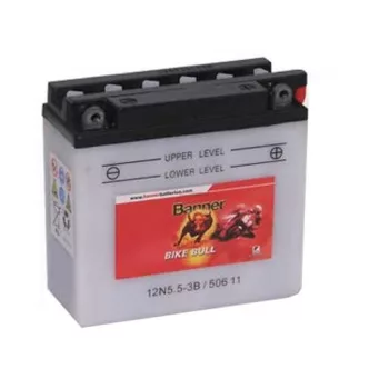   Banner Bike Bull Classic motorkerékpár-akkumulátor, 12N5,5-3B