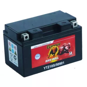   Banner Bike Bull GEL motorkerékpár-akkumulátor, GTZ10-4 (YTZ10-S)