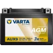Varta Dynamic AUX - 12v 9ah - kiegészítő akkumulátor - bal+ AGM *YTX9 *AUX9