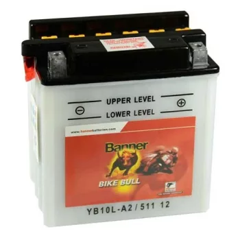   Banner Bike Bull Classic motorkerékpár-akkumulátor, YB10L-A2