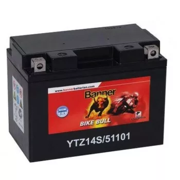   Banner Bike Bull GEL motorkerékpár-akkumulátor, GTZ14-4 (YTZ14-S)