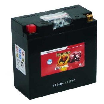   Banner Bike Bull GEL motorkerékpár-akkumulátor, GTZ14B-4 (YT14B-4)