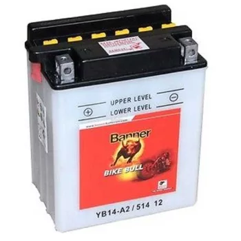   Banner Bike Bull Classic motorkerékpár-akkumulátor, YB14-A2