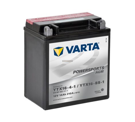 YTX16-4-1 / YTX16-BS-1 Varta Funstart AGM 