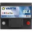 Varta Dynamic AUX - 12v 35ah - kiegészítő akkumulátor - jobb+   *AUX1