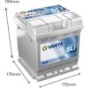 Varta Dynamic SLI - 12v 44ah - autó akkumulátor - jobb+