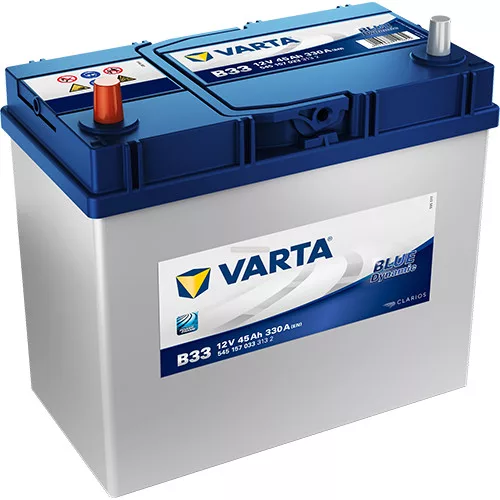 Varta Blue Dynamic 12V 45Ah autó akkumulátor vékony bal+