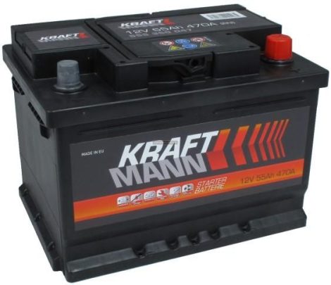 Kraftmann 12V 55Ah akkumulátor