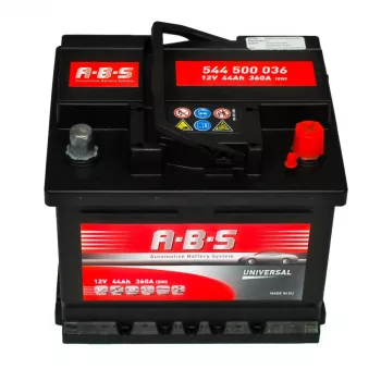ABS autó akkumulátor 12V 55Ah/440A jobb+