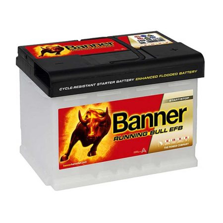 Banner Running Bull EFB 56011 012560110101 akkumulátor, 12V 60Ah 560A J+ EU, magas