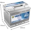 Varta Dynamic SLI - 12v 60ah - autó akkumulátor - bal+
