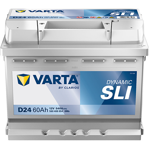 Varta Dynamic SLI - 12v 60ah - autó akkumulátor - jobb+