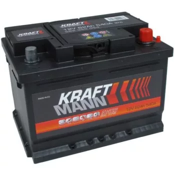 Kraftmann 12V 62Ah autó akkumulátor