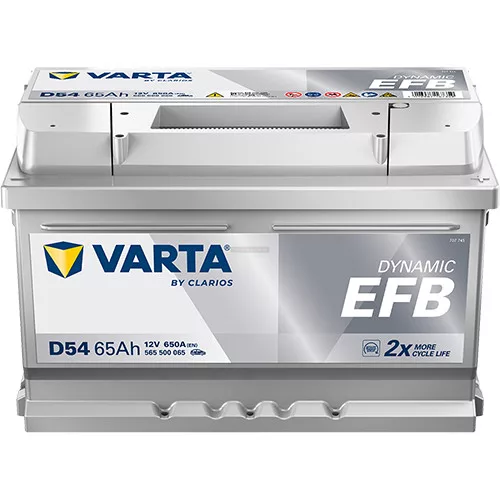 Varta Dynamic EFB - 12v 65ah - autó akkumulátor - jobb+