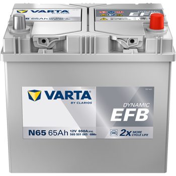   Varta Dynamic EFB 12V 65Ah/650A jobb+ start-stop akkumulátor