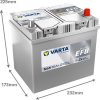   Varta Dynamic EFB 12V 65Ah/650A jobb+ start-stop akkumulátor