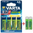 Tölthető akkumulátor AAA-AA 2100mAh