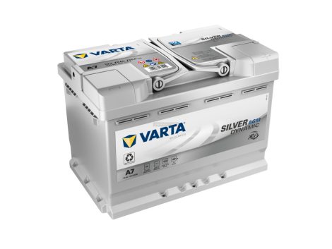 Varta Silver Dynamic AGM A7 12V 70Ah 760 jobb+