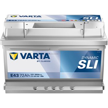   Varta Dynamic SLI - 12v 72ah - autó akkumulátor - jobb+ *alacsony