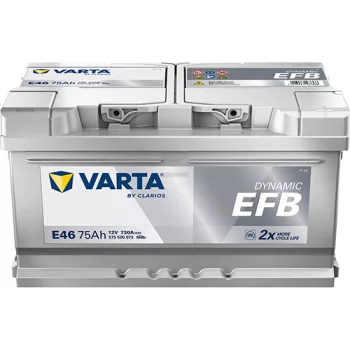 Varta Dynamic EFB - 12v 75ah - autó akkumulátor - jobb+