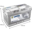 Varta Dynamic EFB - 12v 75ah - autó akkumulátor - jobb+