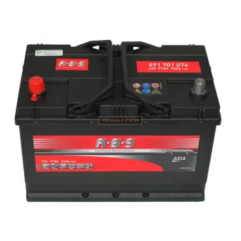 ABS akkumulátor 12V 91Ah bal+/740A   -Japán kivitel-