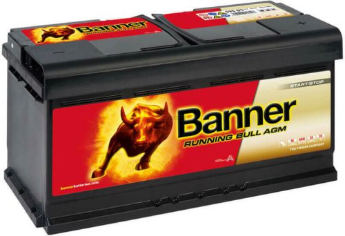 Banner Running Bull AGM 95Ah/850A jobb+ akkumulátor