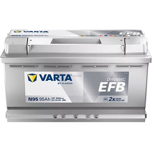 Varta Dynamic EFB - 12v 95ah - autó akkumulátor - jobb+