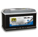ZAP Silver Prémium 12V 100Ah jobb+ akkumulátor