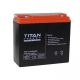 TitanEnergy Cyclic Power 12V 22Ah kerékpár akkumulátor 6-DZM-22 zselés
