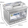 Varta Professional Dual Purpose  EFB - 12v 60Ah -  meghajtó akkumulátor