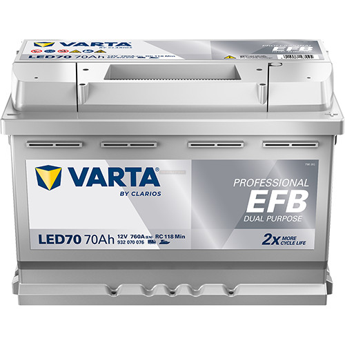 Varta Professional Dual Purpose  EFB - 12v 70Ah -  meghajtó akkumulátor