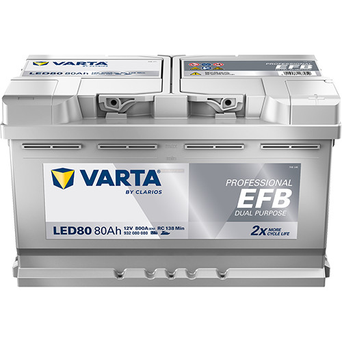 Varta Professional Dual Purpose  EFB - 12v 80Ah -  meghajtó akkumulátor
