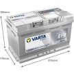 Varta Professional Dual Purpose  EFB - 12v 80Ah -  meghajtó akkumulátor