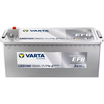 Varta munka akkumulátor 12V 190Ah/1050A jobb+