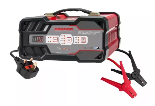 Absaar 12A akkumulátortöltő indításrásegítéssel (6V/12V)