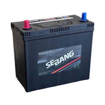 Sebang 12v 45Ah 400a japán bal+ akkumulátor (vékony sarus)