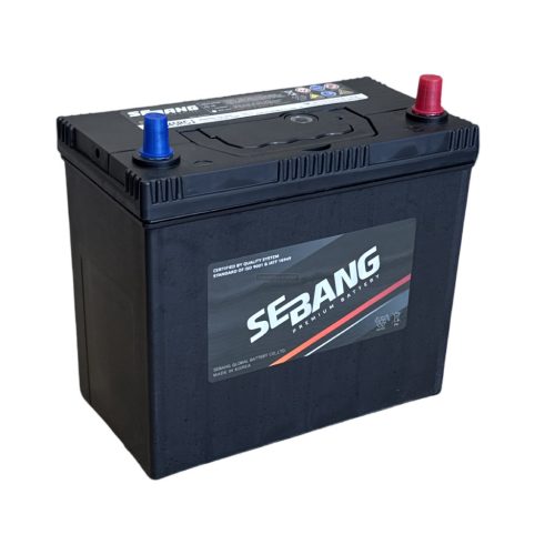 Sebang 12v 45Ah 400a japán jobb+ akkumulátor (vékony sarus)