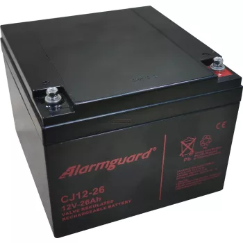 Zselés akkumulátor Alarmguard CJ12-26 (12V/26Ah)