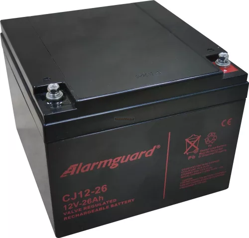 Zselés akkumulátor Alarmguard CJ12-26 (12V/26Ah)