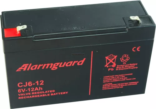 Zselés akkumulátor Alarmguard CJ6-12 (6V/12Ah)