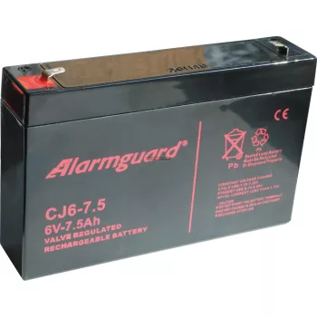 Zselés akkumulátor Alarmguard CJ6-7,5 (6V/7,5Ah)